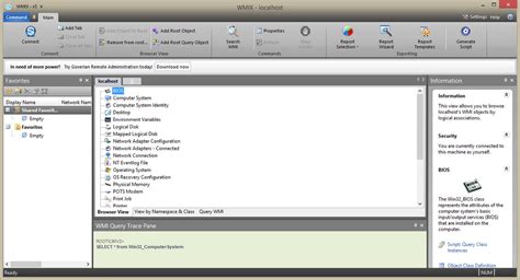 Working with WMI .